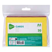 Colored Cards A6, 20 pcs.