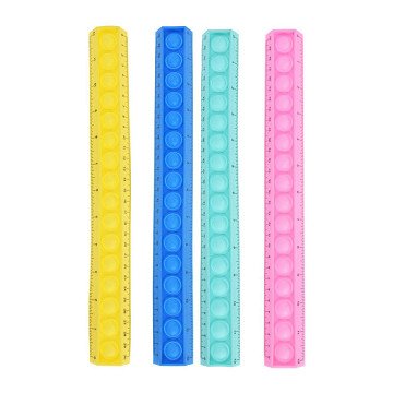 Pop It Silicone Ruler, 31cm
