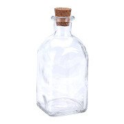 Glass Bottle with Cork Cap, 120ml