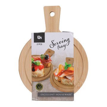 Bamboo Serving Board, Set of 2