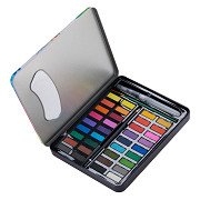 Aquarellset mit Pinsel, 36 Farben