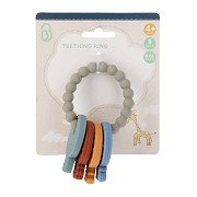 Silicone Teething Ring Keyring
