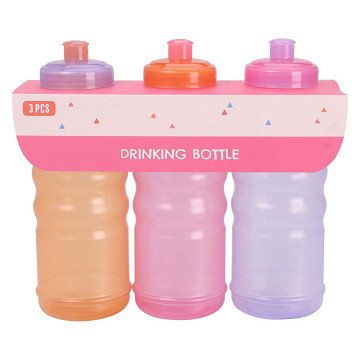 Sportfles 625ml Roze, 3st