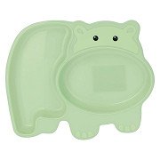 Babybord Dieren met Opstaande Randen - Nijlpaard