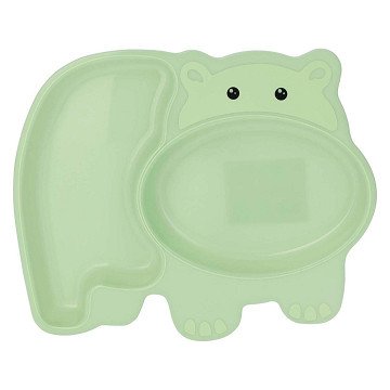 Babybord Dieren met Opstaande Randen - Nijlpaard