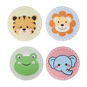 Round Animal Placemats Set of 12, 38cm