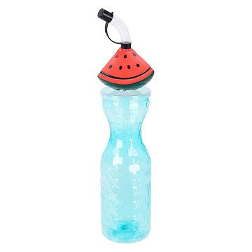 Drinkbeker met Rietje 500ml - Watermeloen