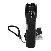 Zaklamp Zwart, 13cm