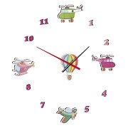 Kinderuhr-3D-Fahrzeugaufkleber