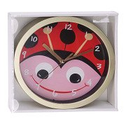 Kinderwanduhr Marienkäfer, 20cm