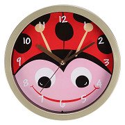 Kinderwanduhr Marienkäfer, 20cm
