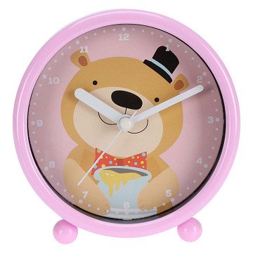 Children's Clock Bear, 10cm