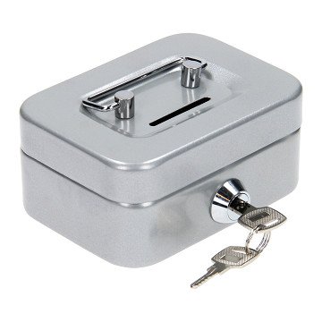 Metal Money Box - Gray