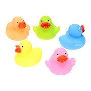 Rubber ducks, 5 pcs.