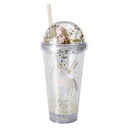 Double-Walled Drinking Cup with Light - Unicorn