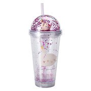 Double-Walled Drinking Cup with Lighting - Swan