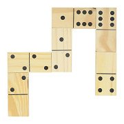 Large Wooden Domino Set - 28 pieces