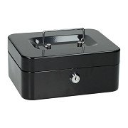 Metal Cash Box with Lock - 20x16x9cm