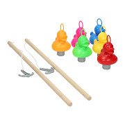 Duck catching game with 6 ducks