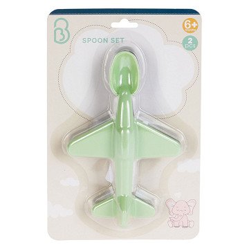 Baby Spoon Set Airplane - 2 pcs.