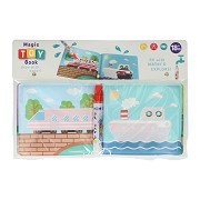 Watercolor Coloring Book with Pen - Vehicles