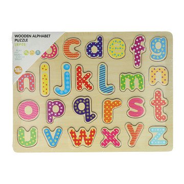 Alphabet-Puzzle aus Holz – 26 Teile