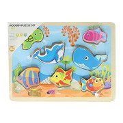 Wooden Ocean Shape Puzzle - 7 pcs.