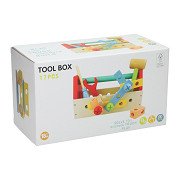 Wooden Tool Box for Children - 25x12x14cm