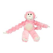 Pluchen Aap met Lange Armen 38 cm - Roze