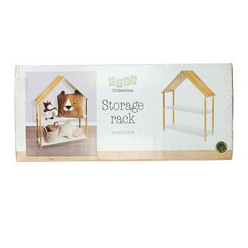 House-Shaped Children's Room Storage Rack