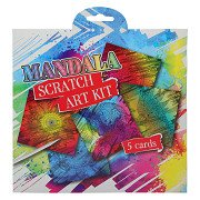 Set of Scratch Cards 19.5x19.5cm with Scratch Pen - 5 pcs.