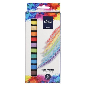 Pastellkreide-Set 6,5 cm - 12 Stück.