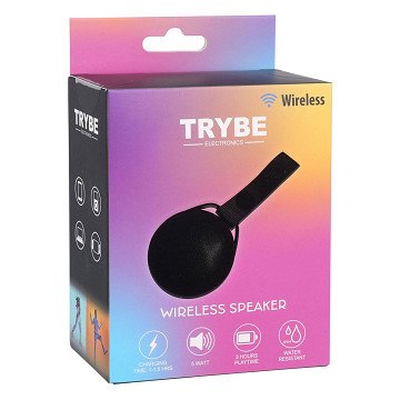 Wireless Speaker with Lighting, Splashproof - With USB-C Charging Cable
