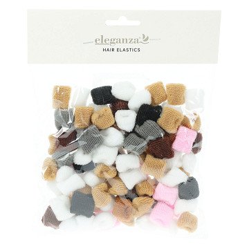 Haargummi-Set - 100 Stück.