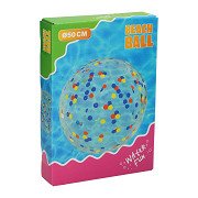 Transparenter Strandball mit Punkten – 50 cm