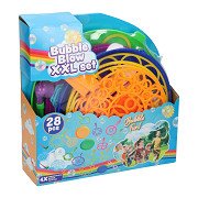 XXL Bubble Blower Set with 28 Parts - Incl. 4 Bottles