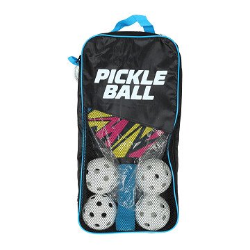 Set of 6 Pickleballs with 2 Rackets