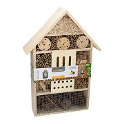 Großes Insektenhotel aus Holz – 35 x 10 x 51 cm