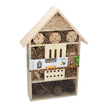 Large Wooden Insect Hotel - 35x10x51cm