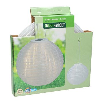 Kugelförmige Solar-Hängelampe – 28 cm