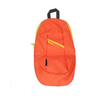 Polyester-Rucksack für Kinder mit wasserdichter Vorderseite, 9,5 l – Orange