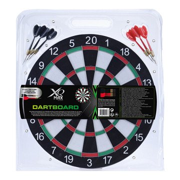 Dartscheibe mit Pfeilen