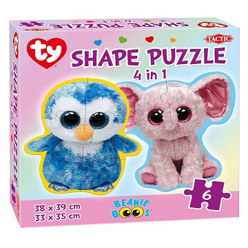 Ty Beanie Boo Vormenpuzzel, 4in1