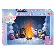 Lumo Stars Puzzle - By the Fire, 56pcs.