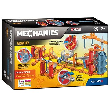 Geomag Mechanics STEM - Gravity Shoot & Catch, 243 Stk.