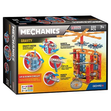 Geomag Mechanics STEM – Gravity Up & Down, 330 Teile.