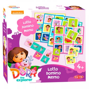 Dora Lotto, Domino, Memo – 3in1