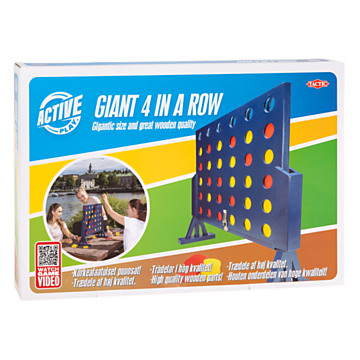 Giga 4 in a Row Wooden Game XL