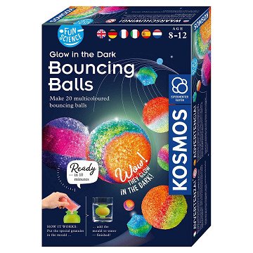 Cosmos Glow in the Dark Bouncing Balls Making, 20 pcs.