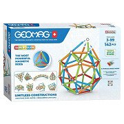 Geomag - Classic Color Recycled Magnetic Toy Set - 142 Pieces